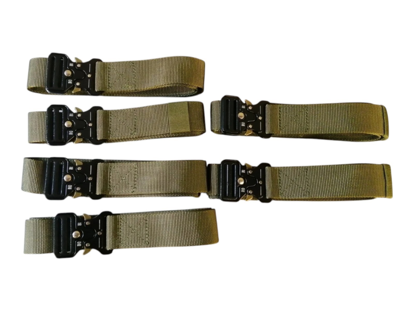 6x Job Lot NEW Heavy Duty Belt Tactical Military Surplus Green 30-42" Waist