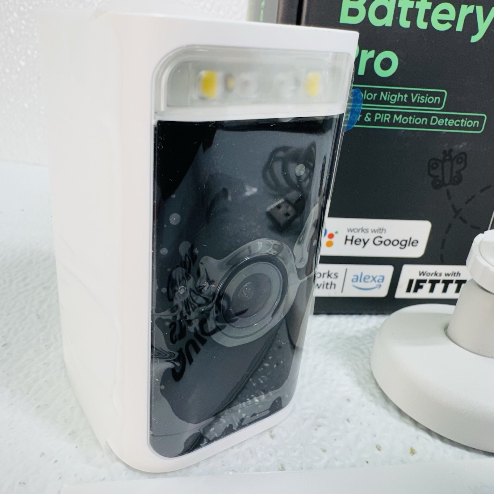 Wyze WYZECOP Battery Cam Pro Security Camera - White