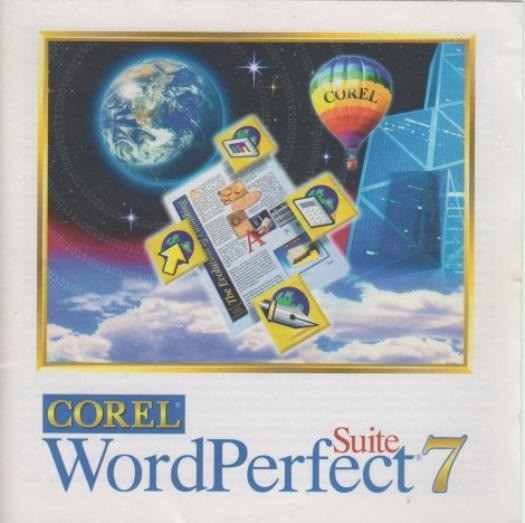WordPerfect Suite 7 PC CD word processor spreadsheet scheduler presentations etc