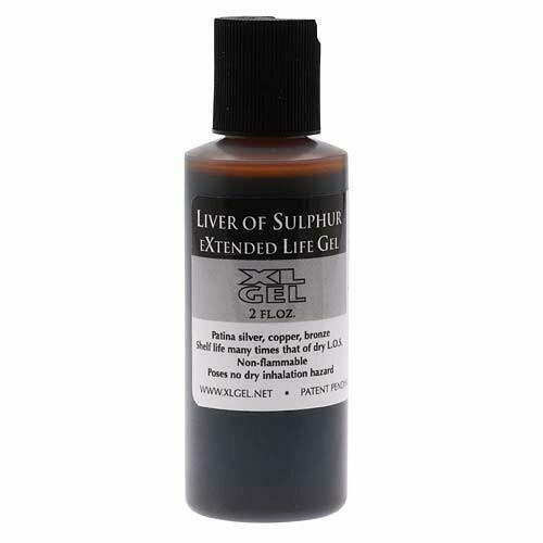 2 Oz XGEL LIVER OF SULFUR Makes Patina Liver of Sulpher Sulfer Jewelry Making