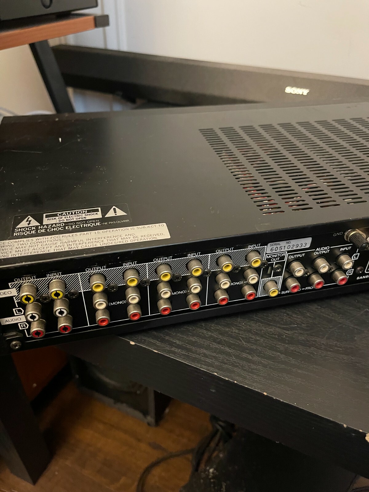 Sansui AV-C10 Audio Video Center Display Model unit