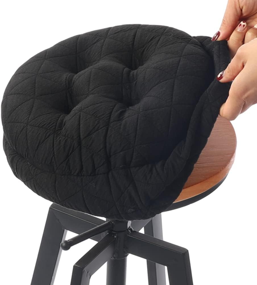 Seat Cushion for Round Bar Stool Dia.12 Luxury Fashion Jacquard with Anti-Ski