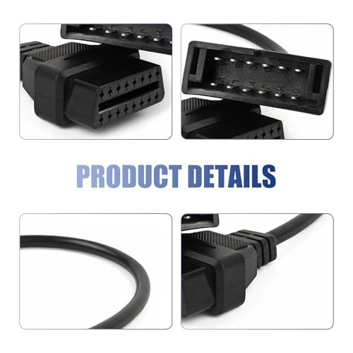OBD1 to OBD2 GM Adapter, OBD1 to OBD2 Diagnostic Connector, OBD 1 Scanner Code