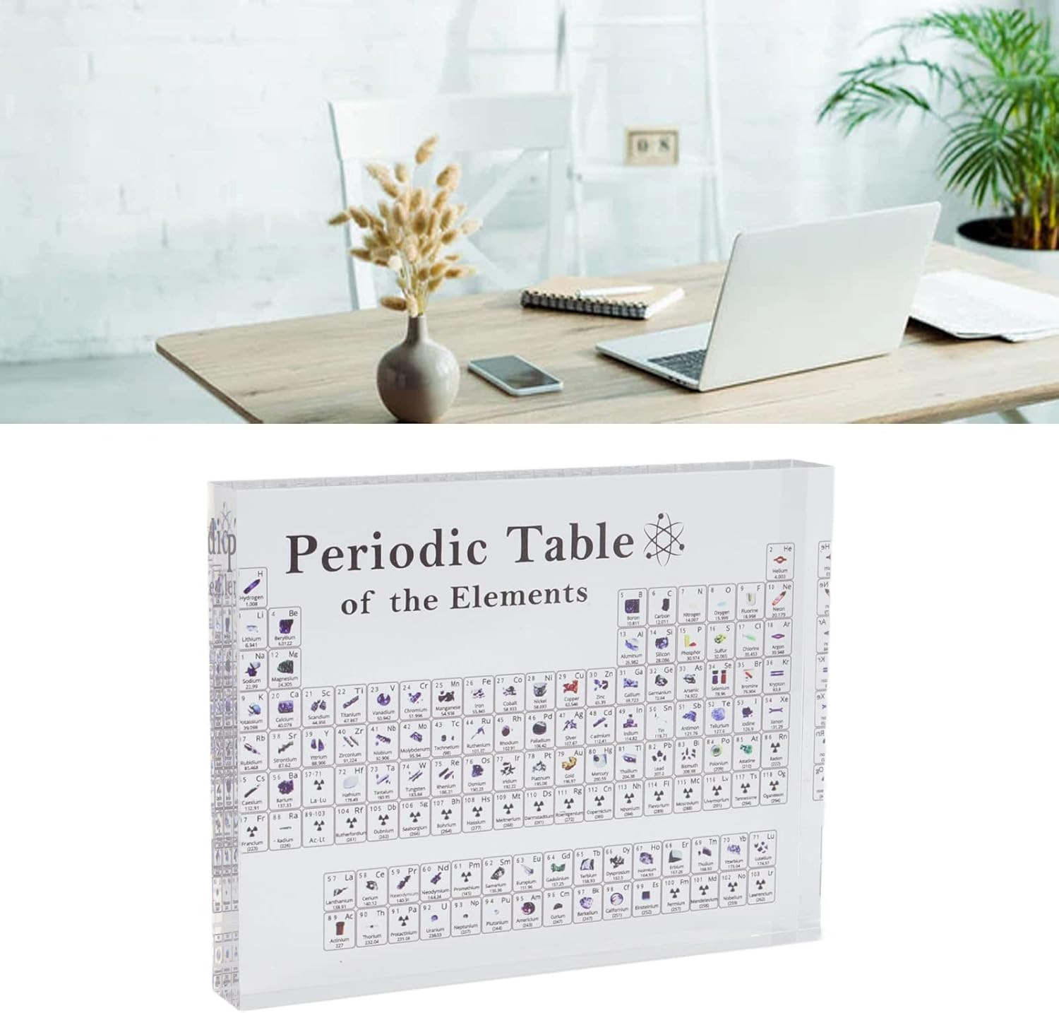 1PCS Periodic Table, Periodic Table of Elements, Acrylic for Teaching Display De