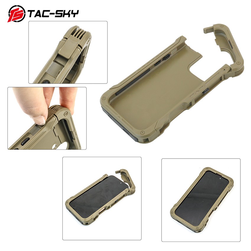 Tactical Phone Case Mount for MOLLE Tactical Vests Compatible with iPhone