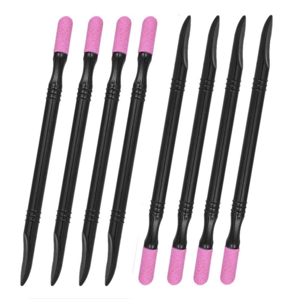 NEW Nail File Cuticle Stone Pusher Trimmer Nail Sanding Sticks Nail Buffing Tool