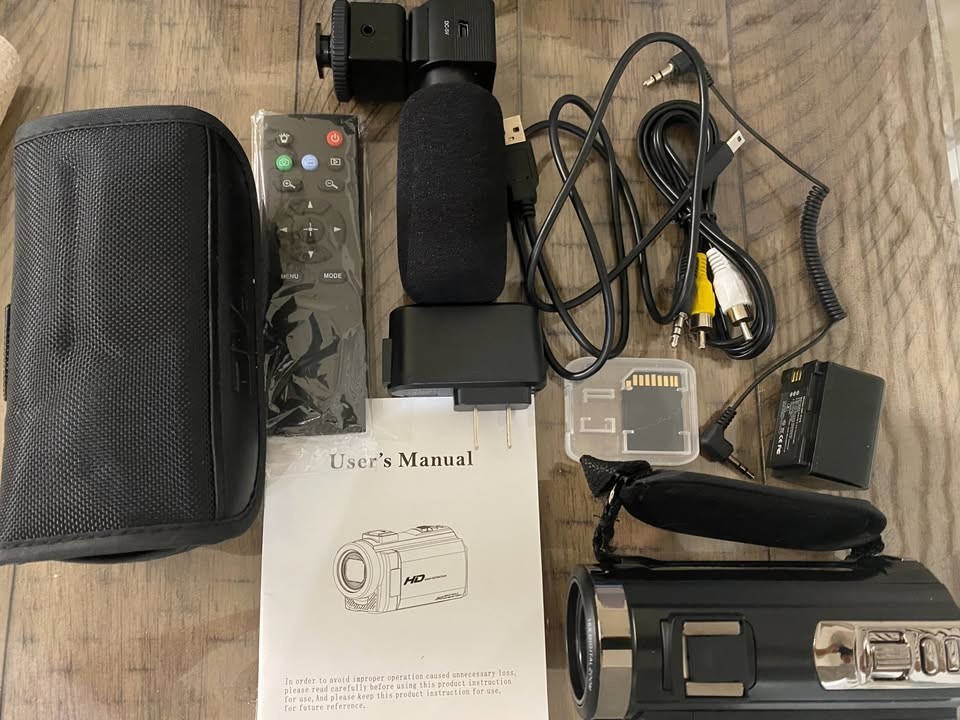 Digital camcorder with sd card