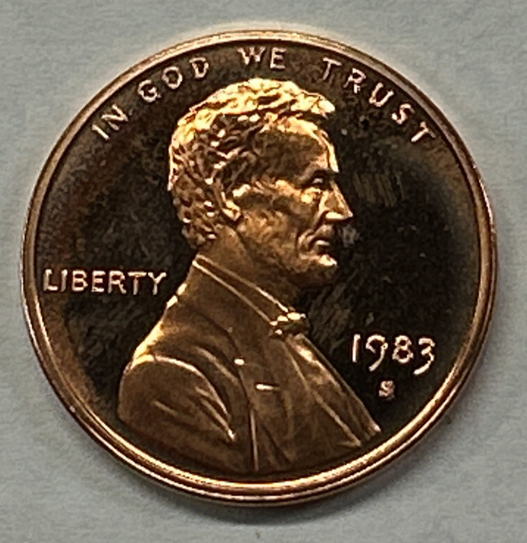 1983 S Proof Lincoln Cent From Proof Set With Free Shipping