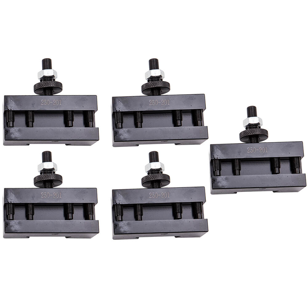 5 pcs Quick Change Turning & Facing Lathe Tool Post Holder 250-201 new