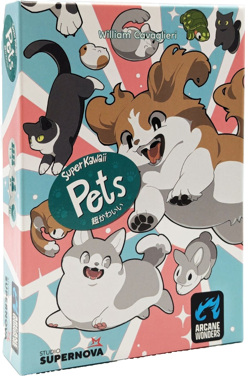Super Kawaii Pets Board Game Cute Animal Family Card Game Ages 6+ New