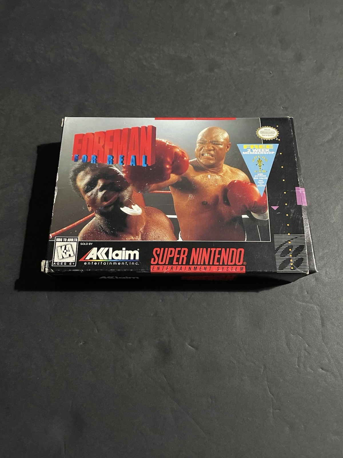 foreman for real snes George Foreman Box Only