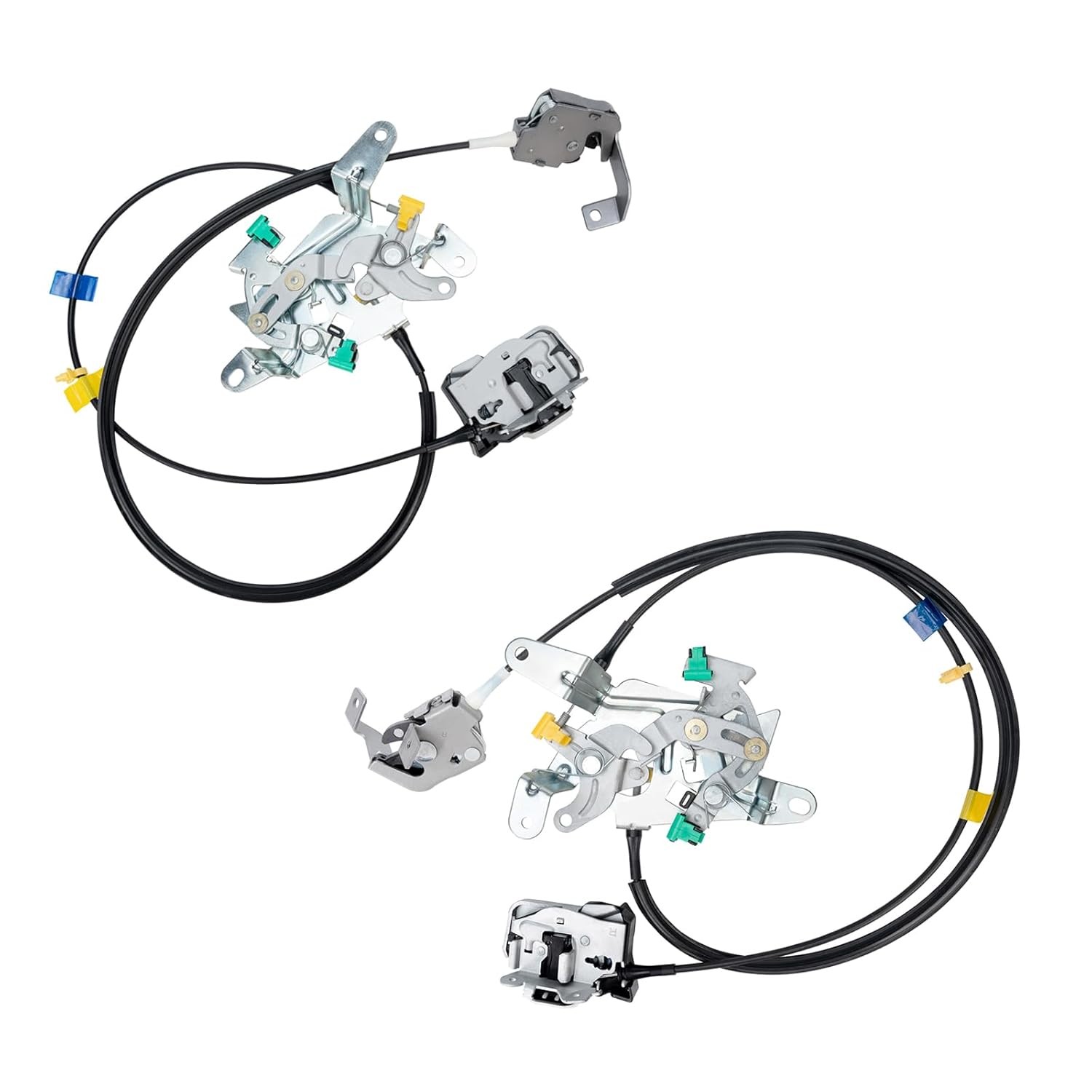 Rear Door Lock Latch & Cable - Left Driver & Right Passenger Side - Replacement