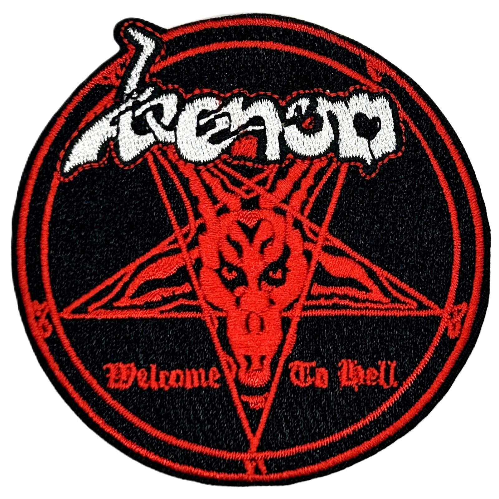 Venom Welcome to Hell Black Metal Band Applique Embroidered Iron on Patch