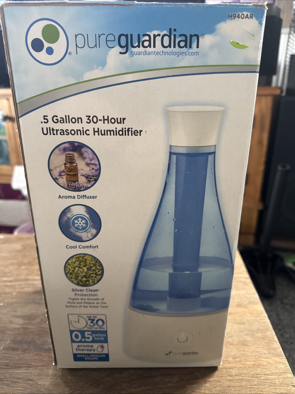 Pureguardian Ultrasonic Humidifier H940AR 30 Hour