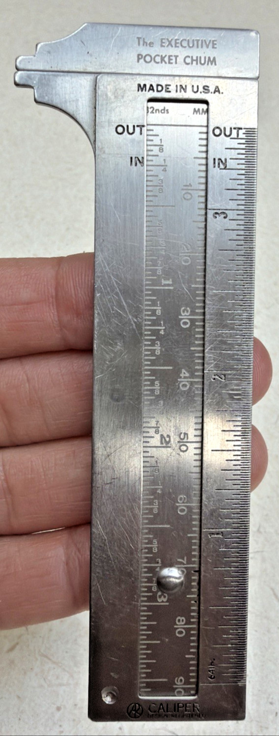 The CALIPER Sliding Executive Pocket Chum Stainless Steel