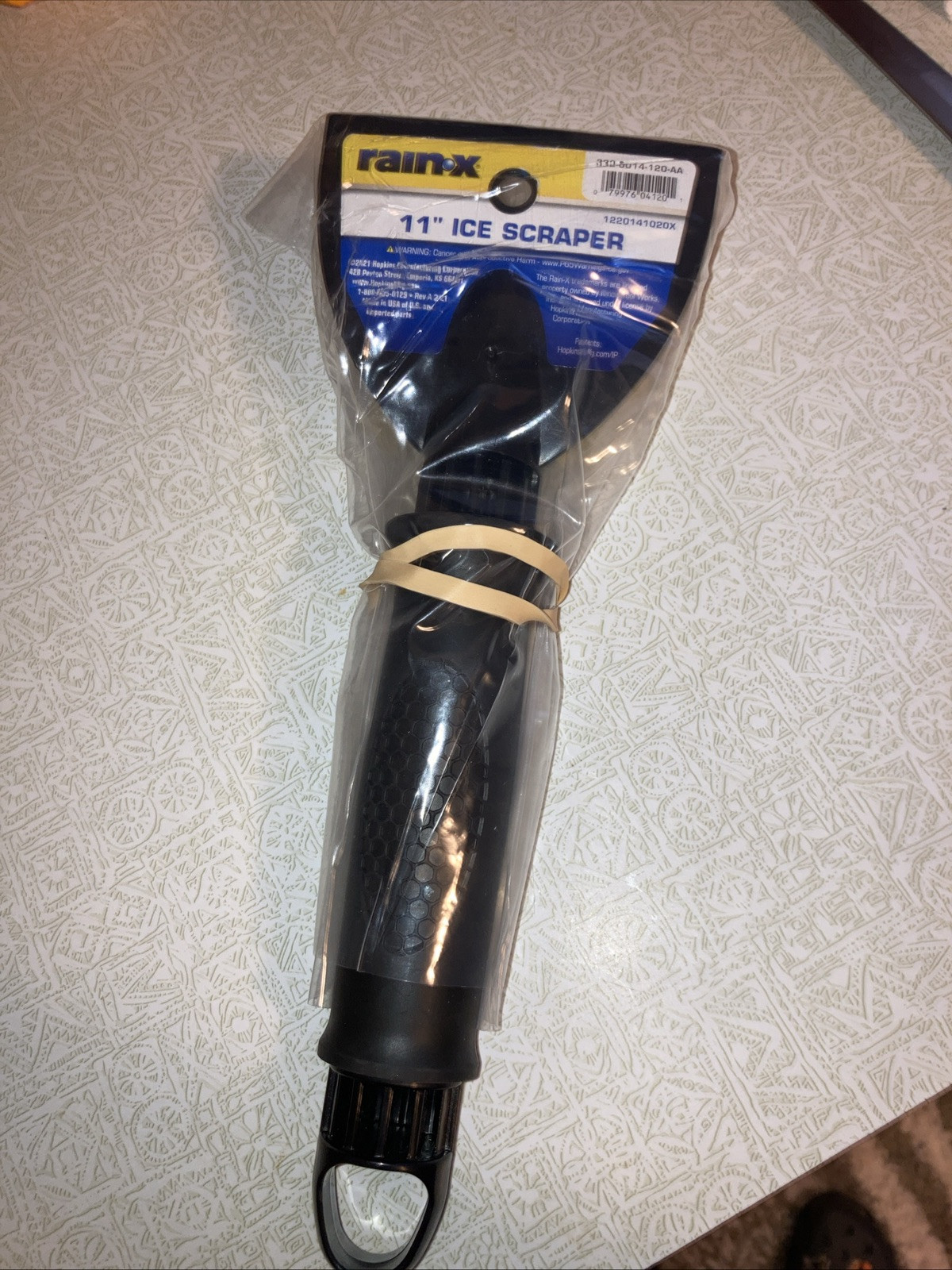 rainX 11" Ice Scraper for Icy Windows Windshield Winter Dual Sided Strong Handle
