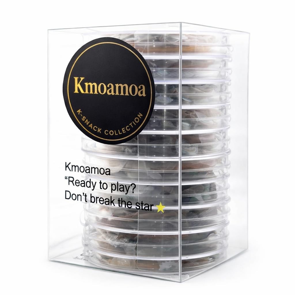 Korean Dalgona Candy 10Pack Box Set – Handmade Honeycomb Hard Candy Snack | T...