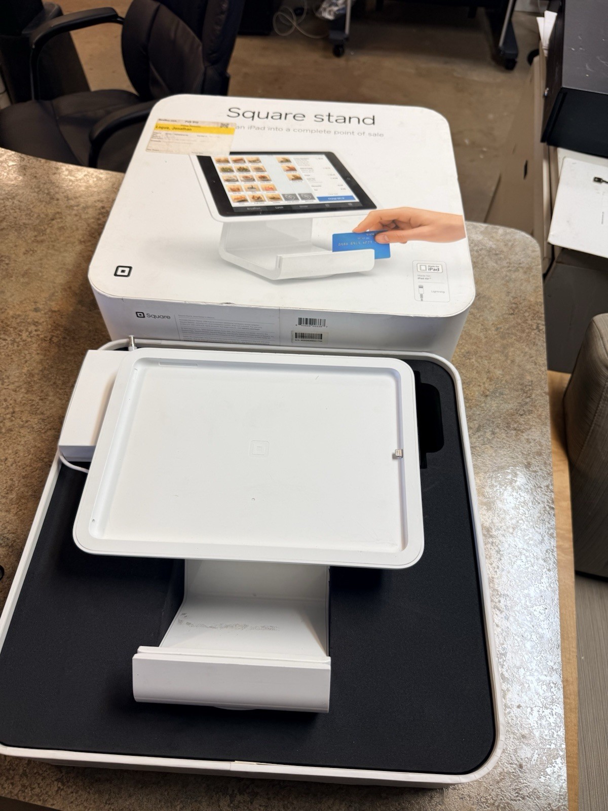 Square Square Stand for iPad POS System w/ Square Reader & Accessories