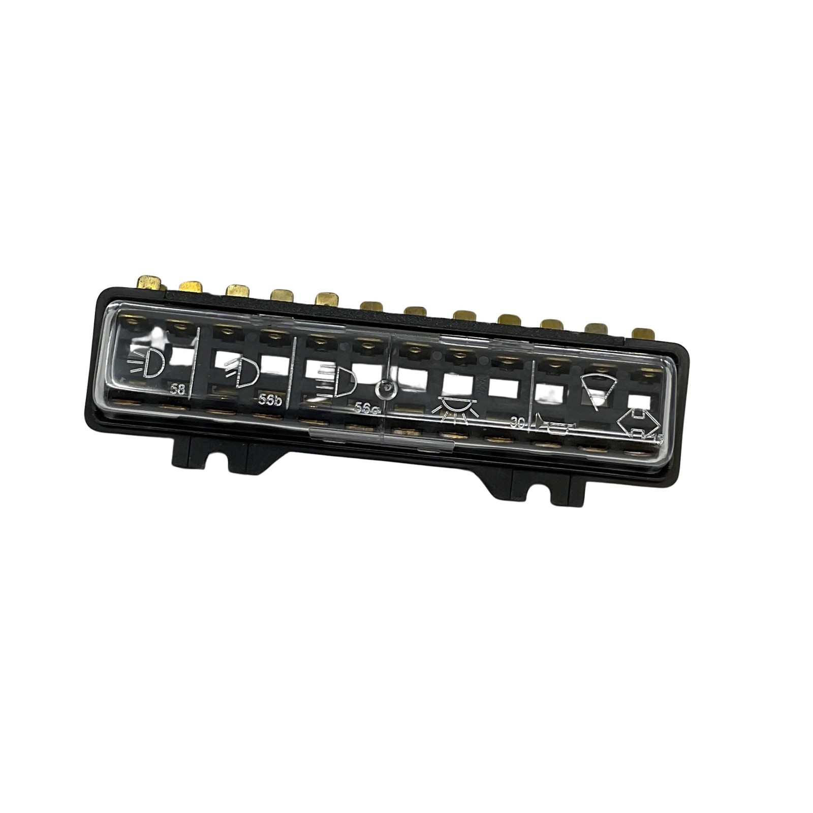 Fusebox 12 Fuse Slots w/Cover for 1971-72 VW Beetle Ghia 111937505G
