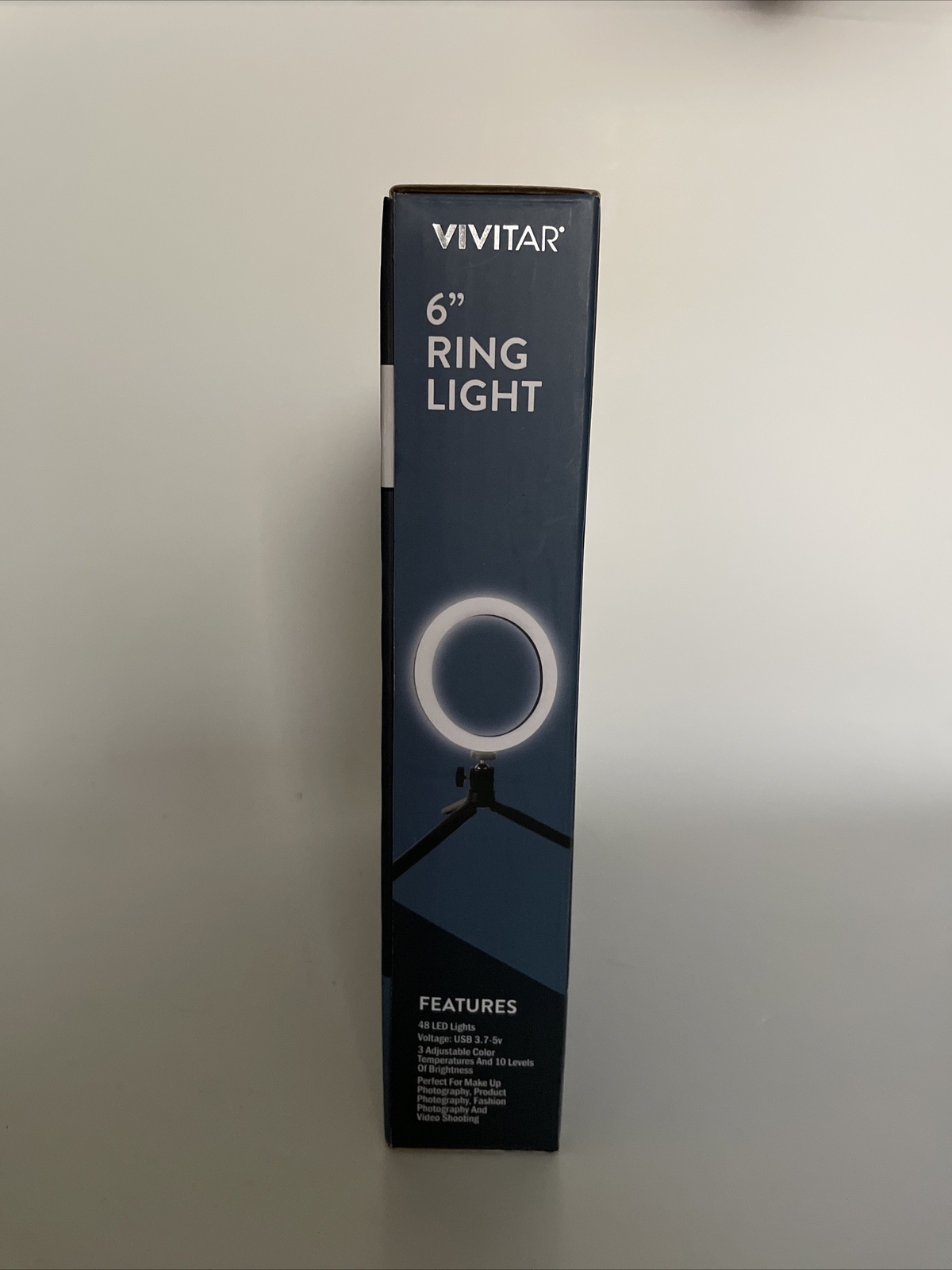 LED Ring Light: Vivitar 6" inch- USB- Vlogging Kit