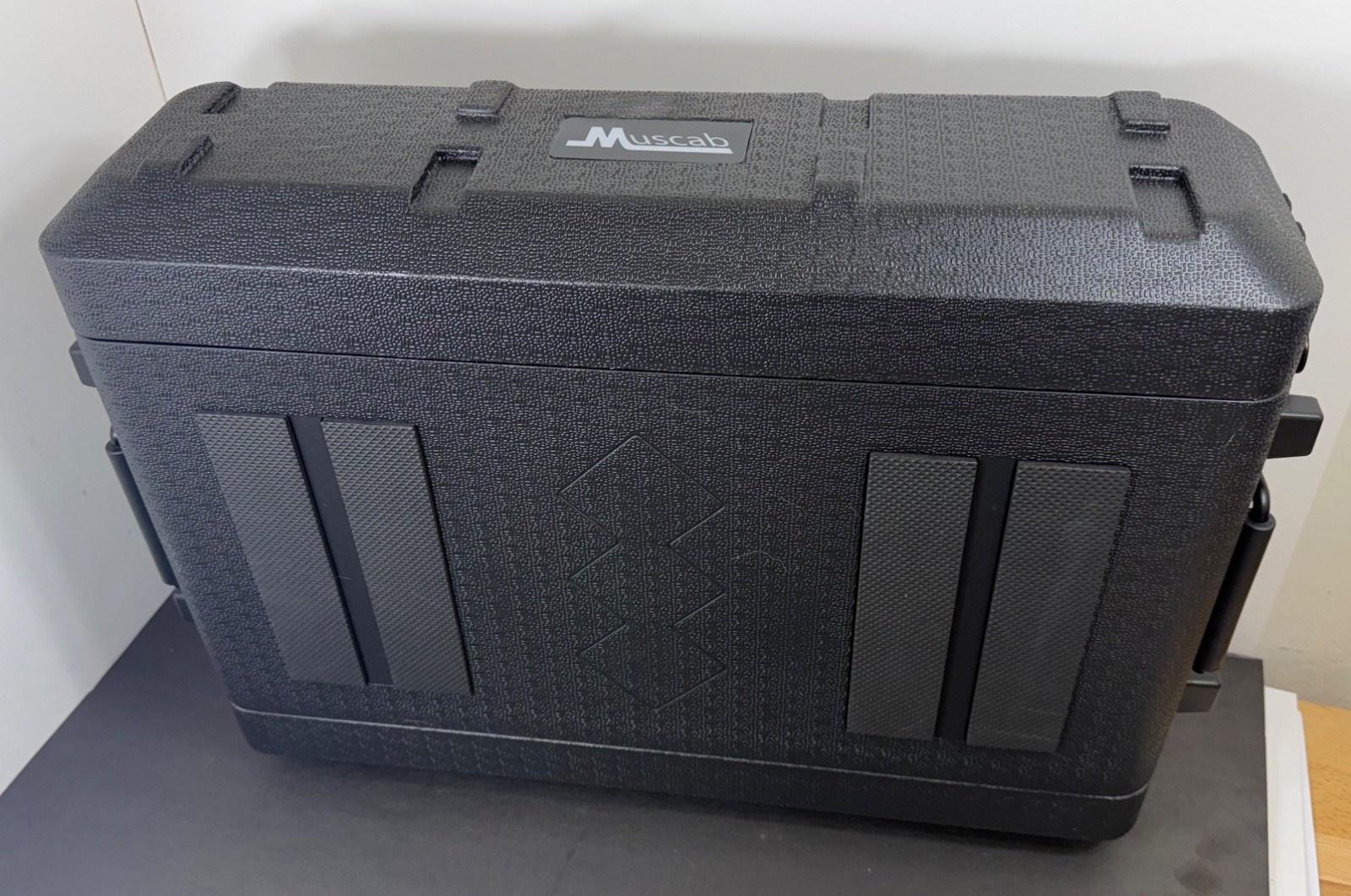 Muscab 2U Rack Case 17" Depth Wireless Mic Storage Amp Effect DJ Rackmount