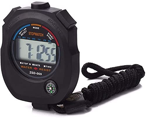 Multi-Function Electronic Digital Sport Stopwatch Timer, Large Display 5pack