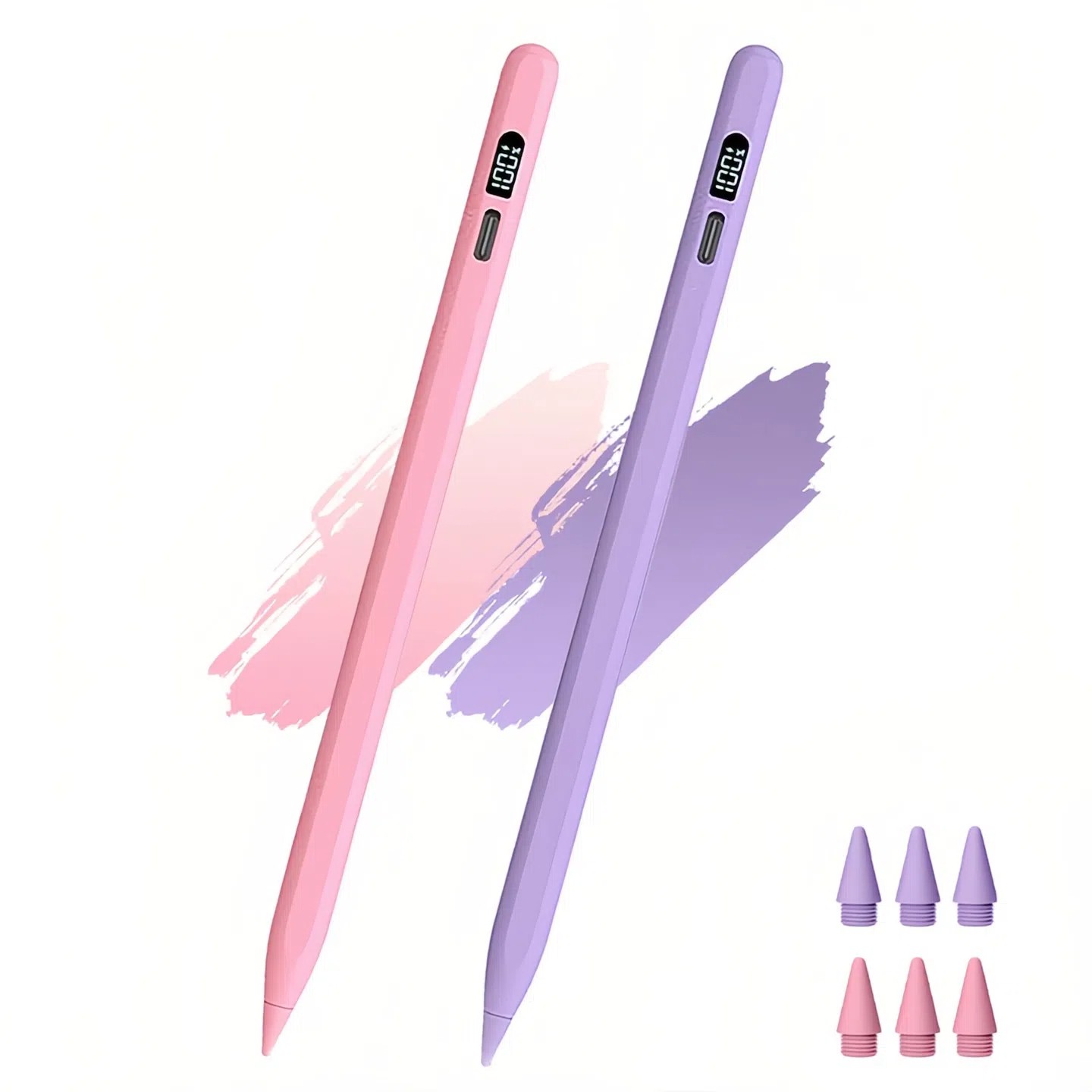 2Pack Stylus Pen for Apple iPad, Pencil for iPad 11/10/9/8/7/6 Gen, Air/pro/mini