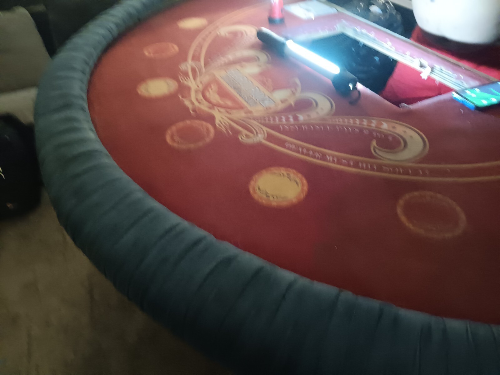 Vintage Hardrock Poker Table - Rare Highly Colectable