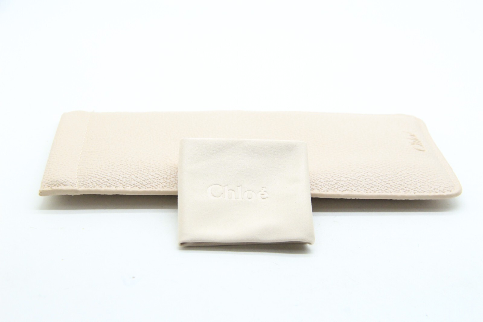 NEW CHLOE SOFT ROSE LEATHER CASE POUCH AUTHENTIC EYEGLASSES EYEGLASSES CLOTH
