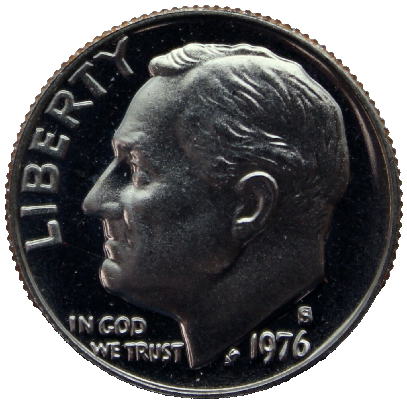 1976-S Proof Roosevelt Dime