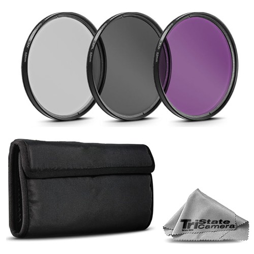 46mm Multi-Coated 3 Piece Filter Kit (UV-CPL-FLD)