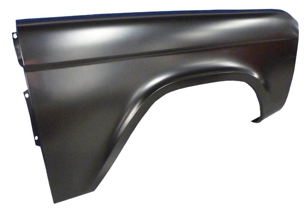 1966-1977 Ford Bronco Right Fender with Style Stamping...