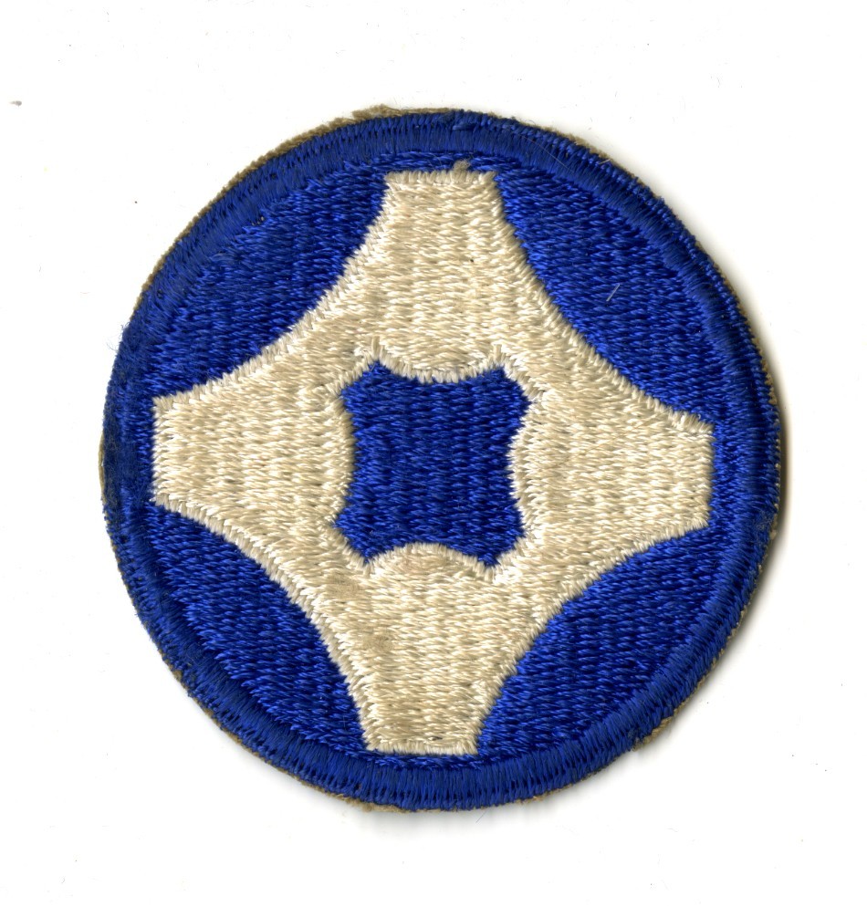 4th Service Command White Back Patch WWII Vintage Southern States