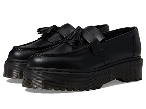DR. MARTENS UNISEX-ADULT VEGAN ADRIAN QUAD MONO V, SIZE 7 MEN, 8 WOMEN, 6 UK