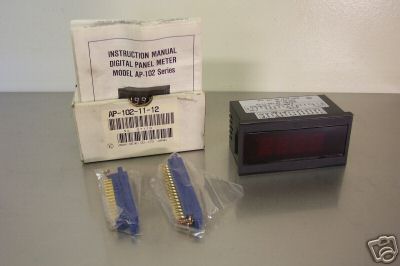 ASAHI KEIKI MODEL AP-102-11-12 DIGITAL PANEL METER NEW CONDITION IN BOX