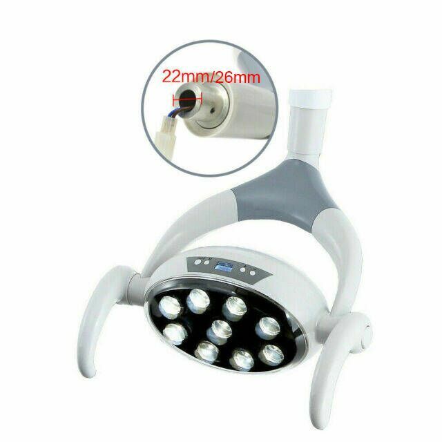 26mm Dental Shadowless LED Oral Cold Light Induction Lamp P106A with 9 LED Lens