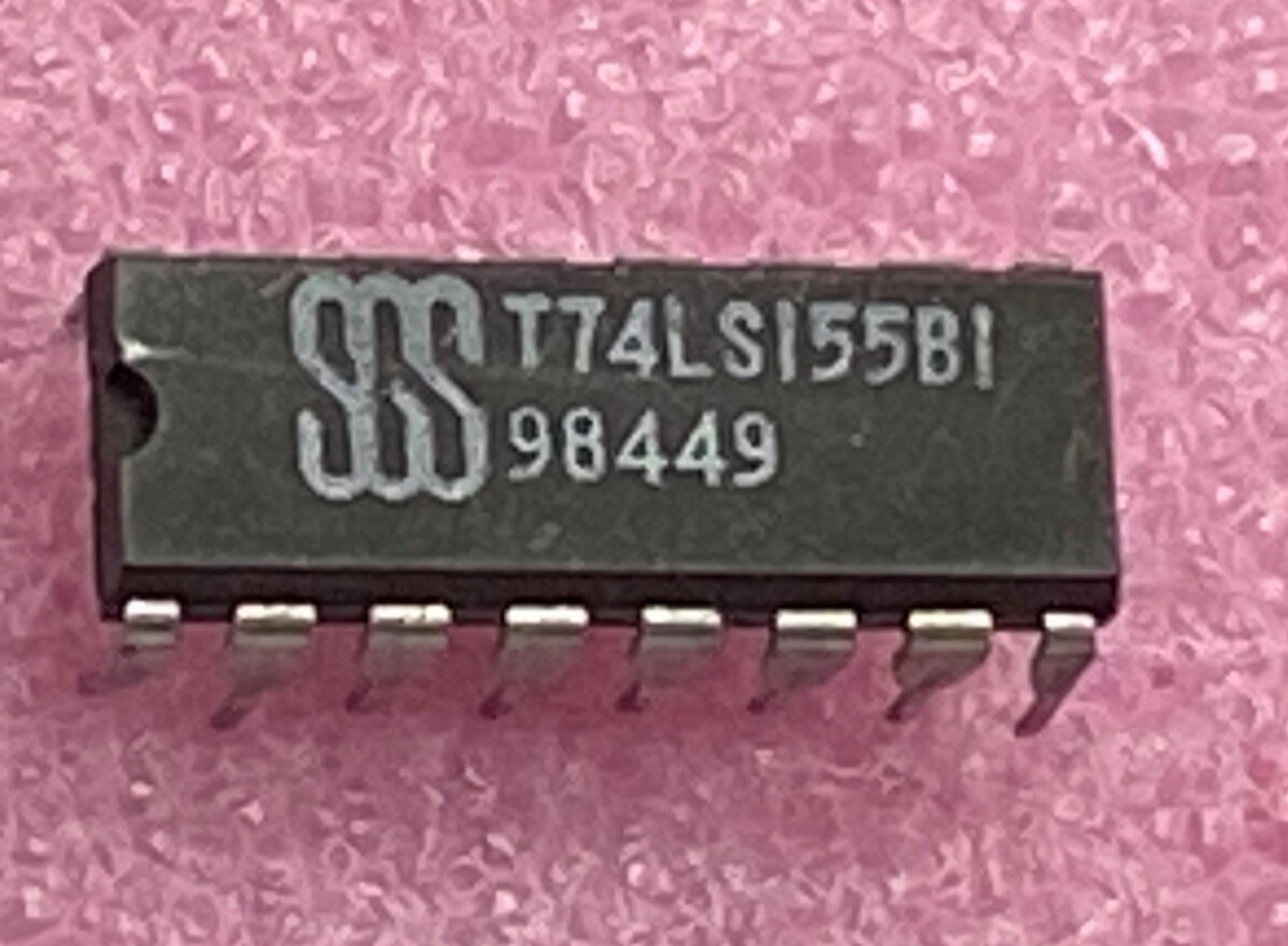 SGS T74LS155B1 dual 2-line to 4-line decoder/demultiplex Integrated Circuit