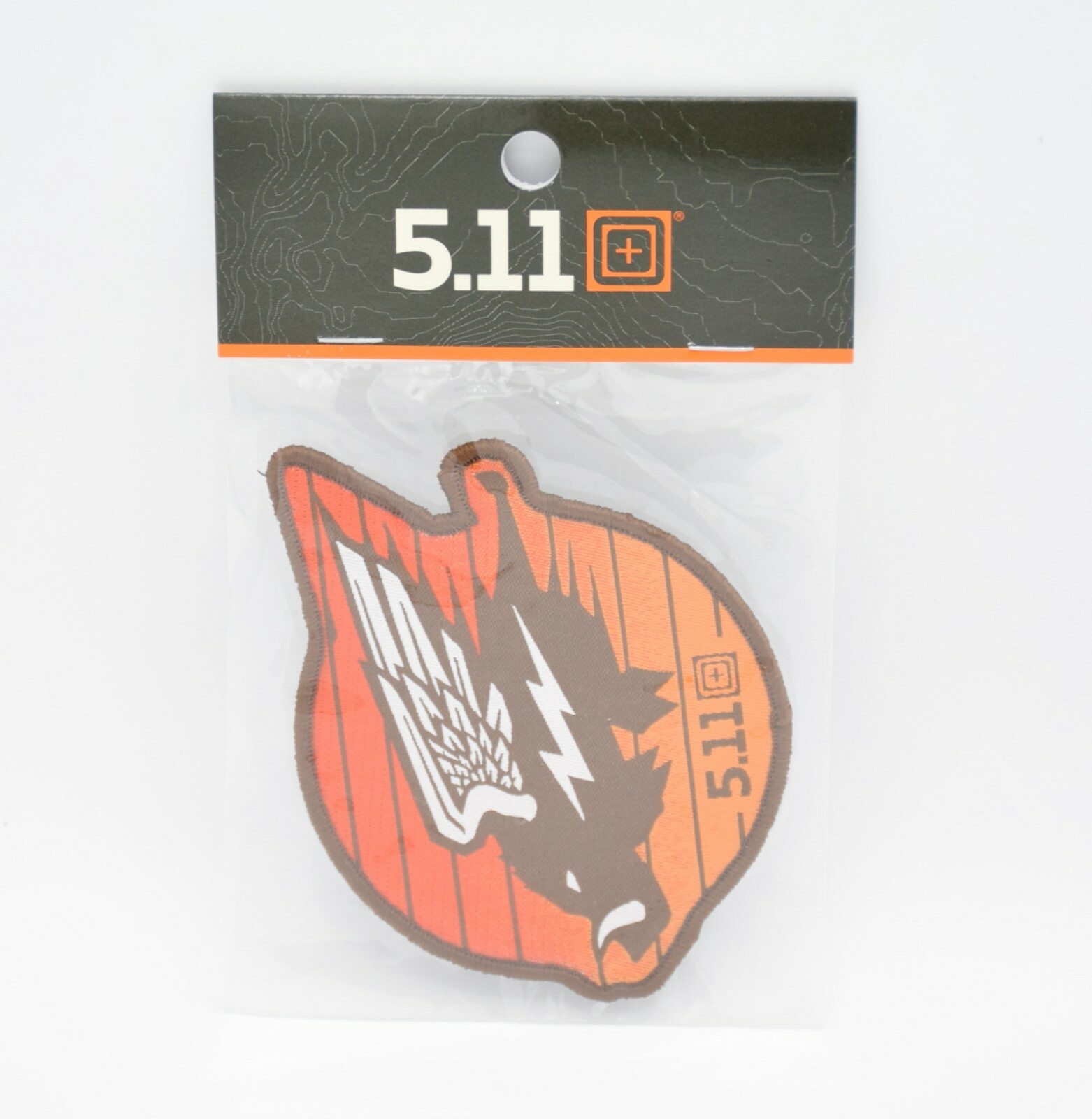 5.11 TACTICAL "FLYING HOG" LOGO PATCH HOOK/LOOP BACKING THIN RED LINE FIREMEN