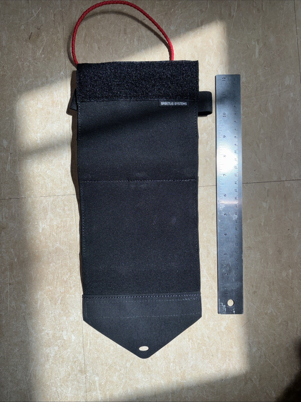 Spiritus Systems Quick Access Medical IFAK Insert Pouch Black Red Pull Handle
