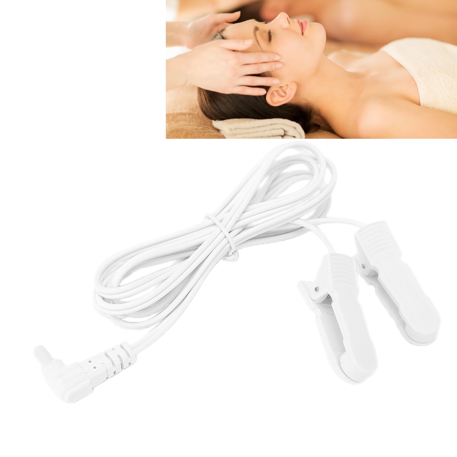 1 TENS Ear Clip Durable Connection Cable For Digital Therapy Machine