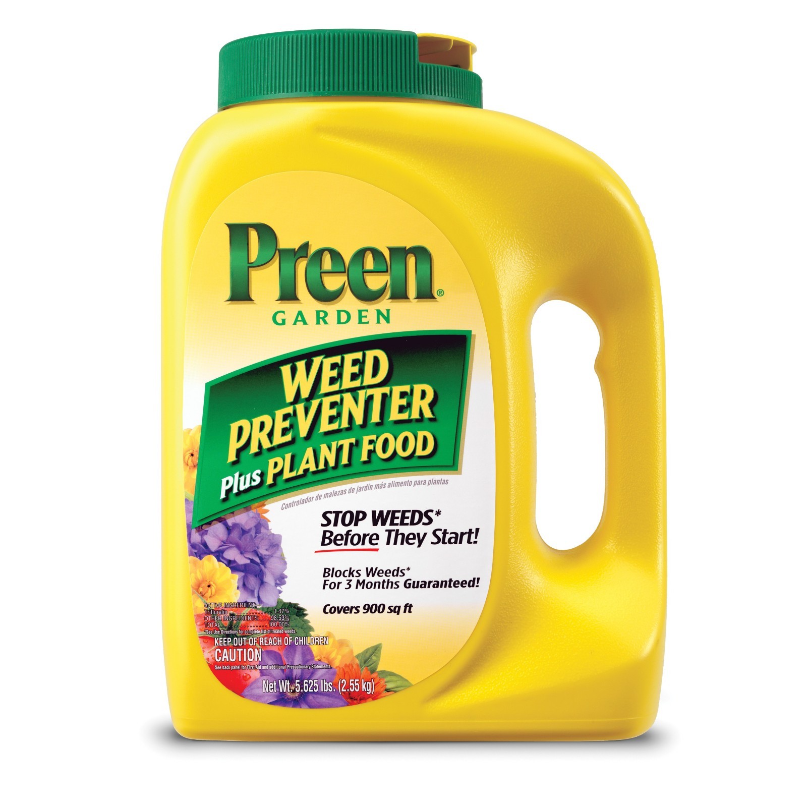 Preen Garden 3 Month Weed Preventer Plus Plant Food 5.625 lb. Covers 900 sq. ft.