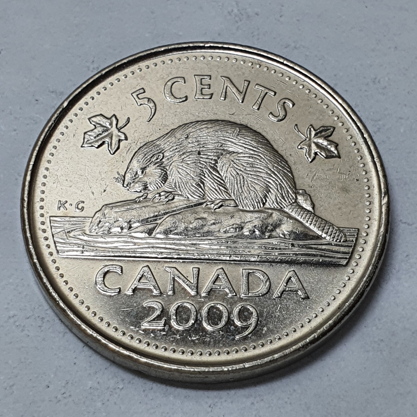 Canada 5 Cents 2009 Coin 02071D