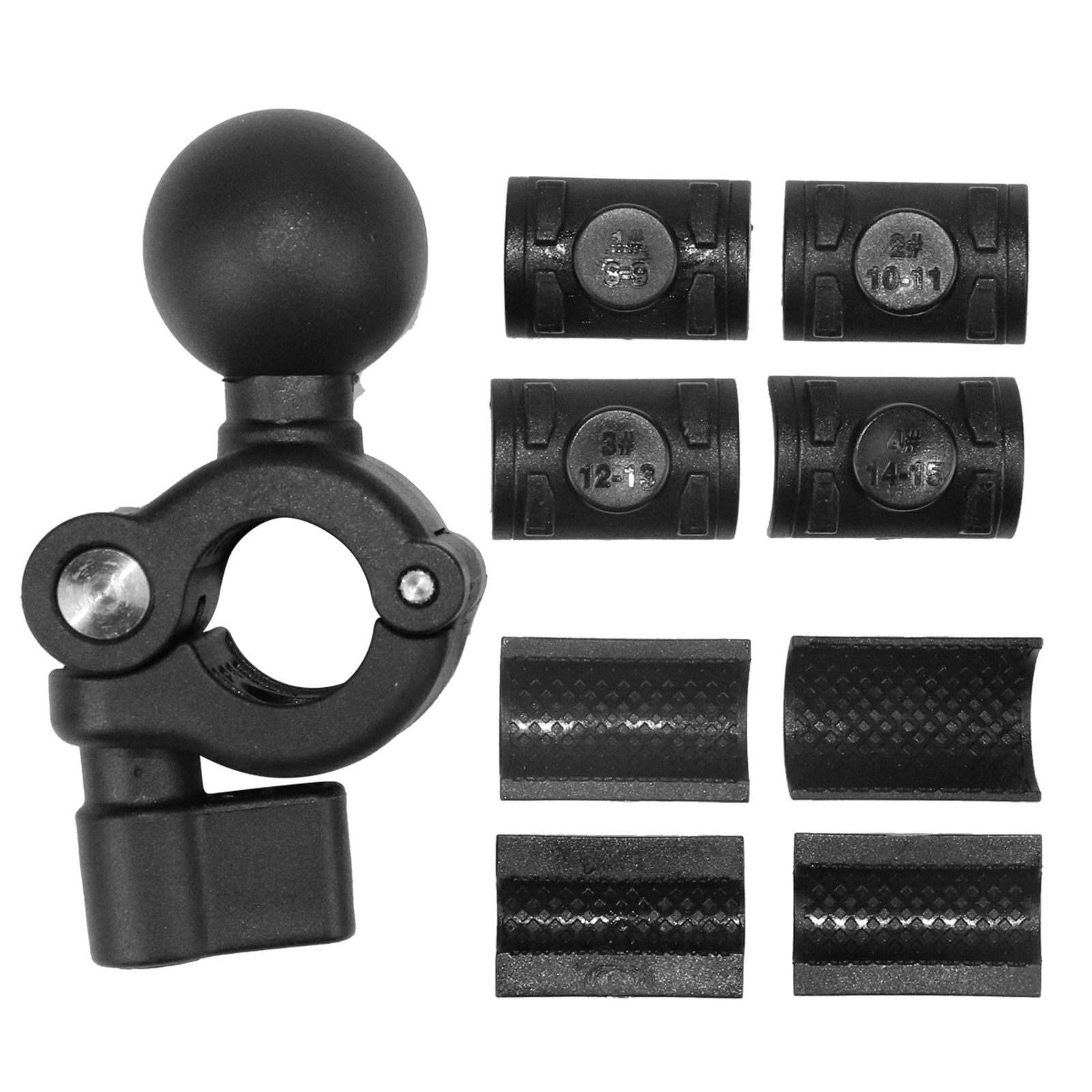 Camera Mobile Fixed Base 25MM Ball Head Rearview Mirror Base Motorcycle Bracket
