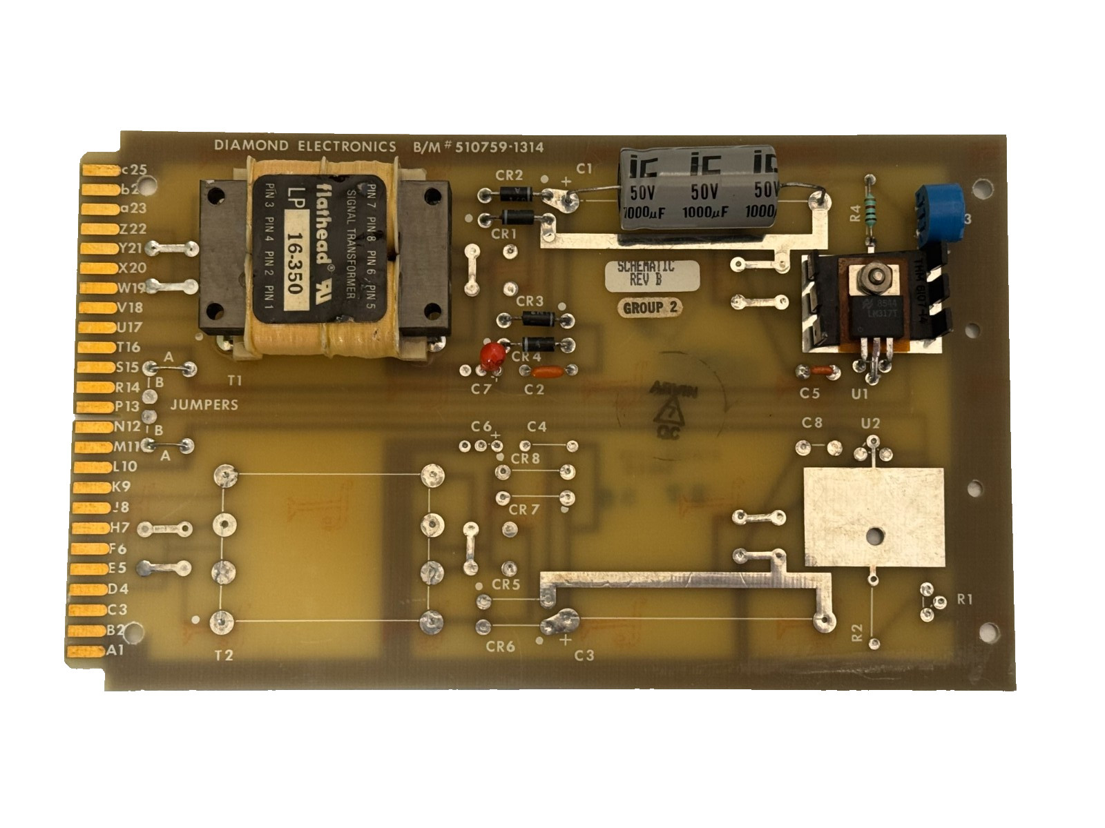 USED Diamond Electronics 510759-1314 REV. D Circuit Board