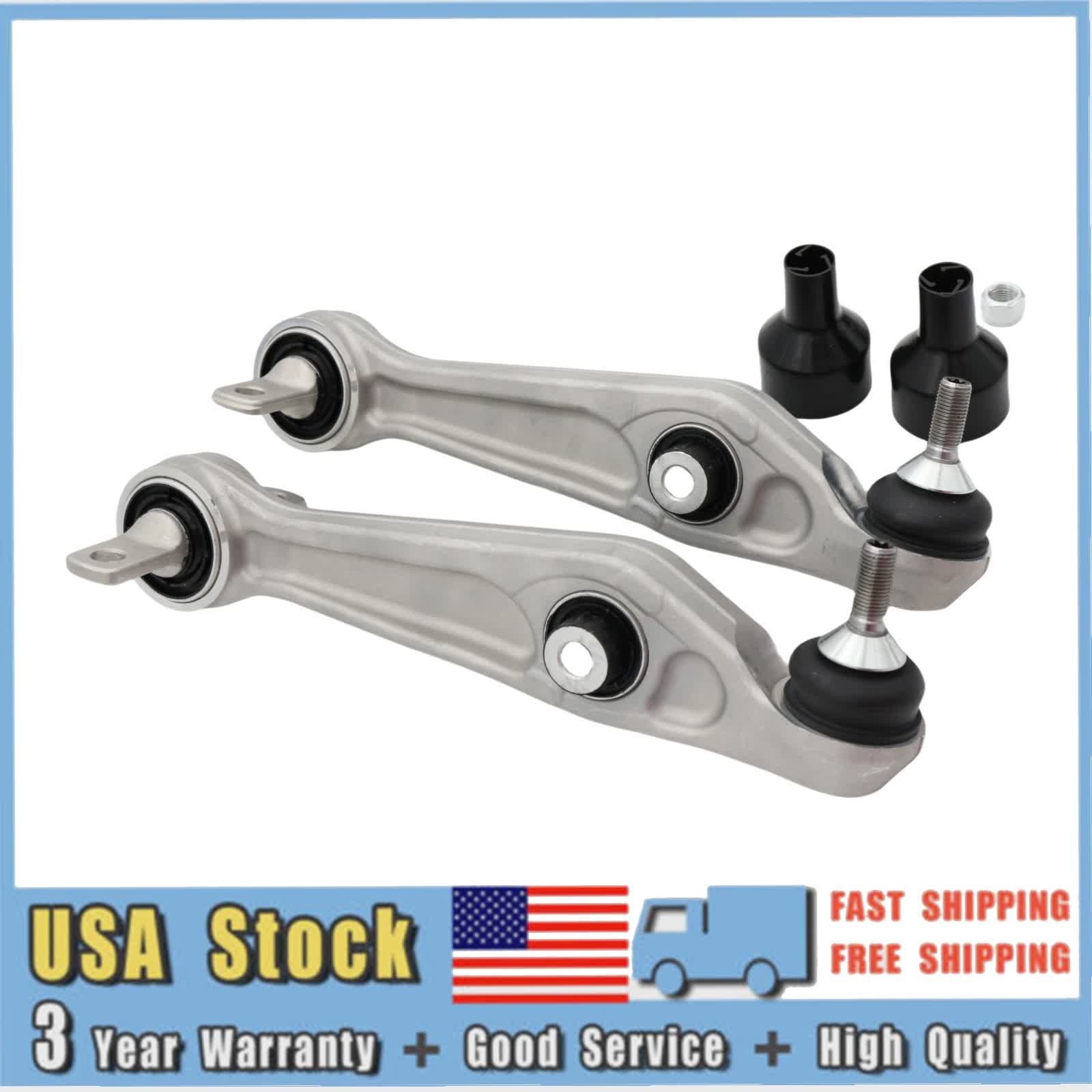 4x Front Left + Right Lower Control Arms Kit for 2017-2023 Tesla Model 3 Model Y