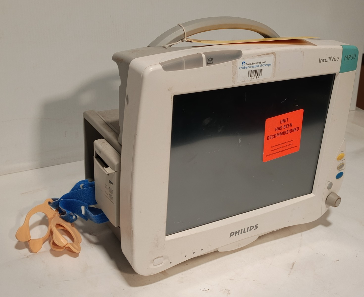 Philips MP50 IntelliVue M8004A Portable Patient Vitals Monitor, Made in Germany