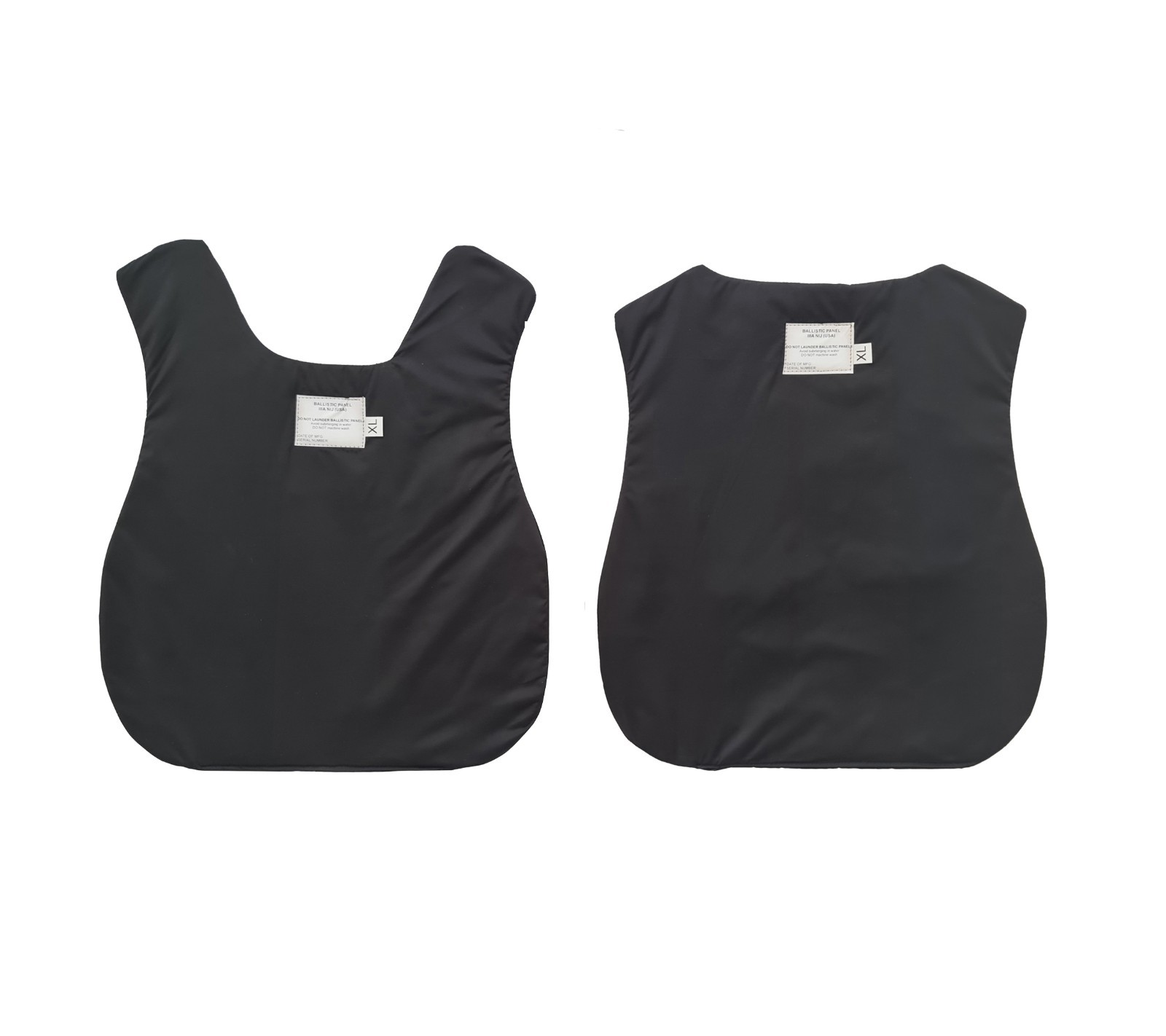 Core Aramid IIIA Soft Insert Panels Tactical Vest Shark Set Front & Rear Size XL