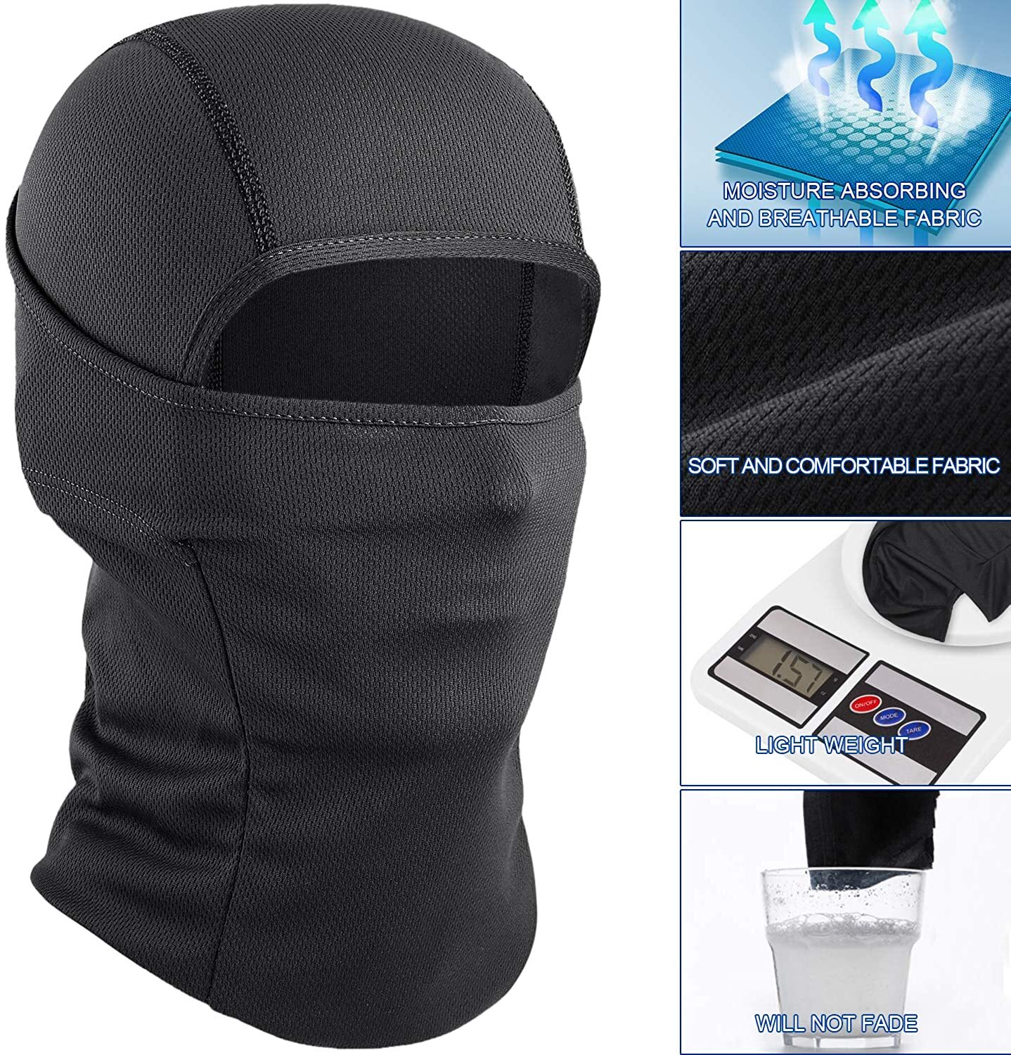 Balaclava Face Mask UV Protection Ski Sun Tactical Shiesty Masks for Men Women
