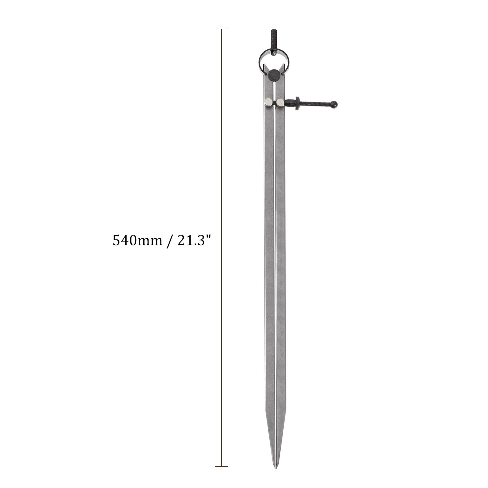 Spring Joint Caliper 20" Carbon Steel Spring Divider w Solid Nut Flat Leg