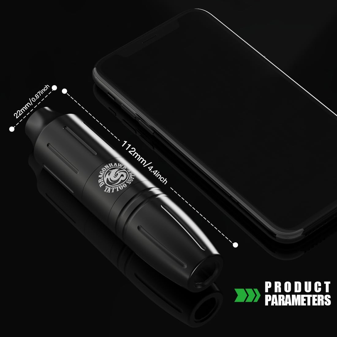 Dragonhawk Wireless Tattoo Gun Kit Rotary Compact, Pen-Style, - 2